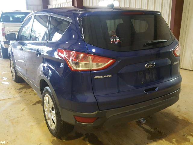 1FMCU0F7XEUB28716 - 2014 FORD ESCAPE S BLUE photo 3