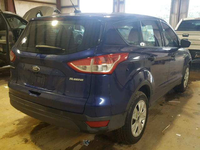 1FMCU0F7XEUB28716 - 2014 FORD ESCAPE S BLUE photo 4