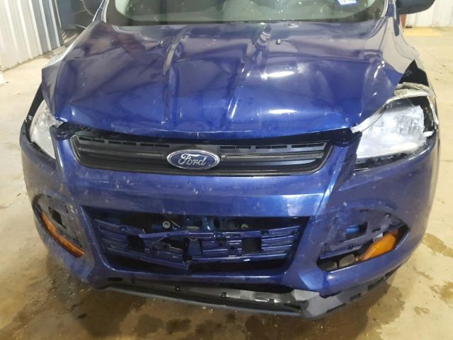 1FMCU0F7XEUB28716 - 2014 FORD ESCAPE S BLUE photo 9