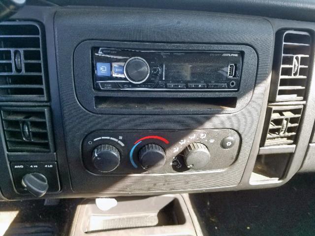 1B7GG2AN91S185073 - 2001 DODGE DAKOTA QUA BLACK photo 9