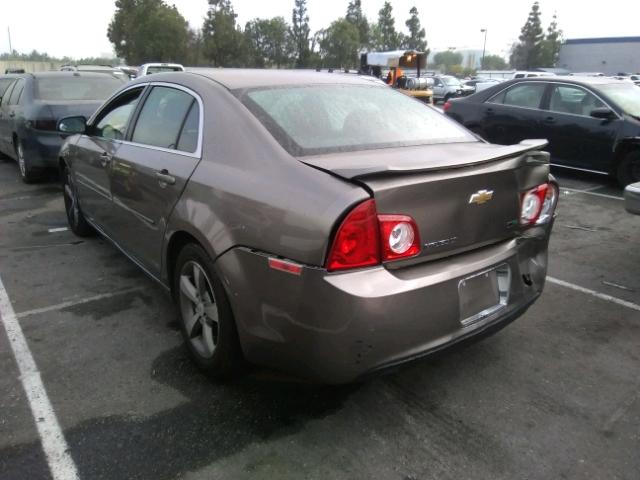 1G1ZC5EU6BF384169 - 2011 CHEVROLET MALIBU 1LT BROWN photo 3