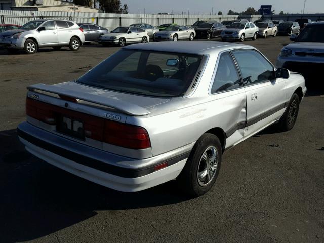 1YVGD31B6M5167809 - 1991 MAZDA MX-6 SILVER photo 4