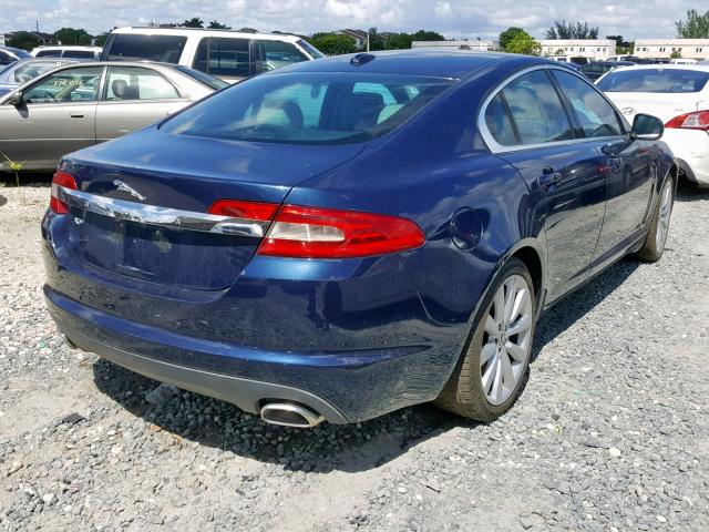 SAJWA0GB2ALR77026 - 2010 JAGUAR XF PREMIUM BLUE photo 4