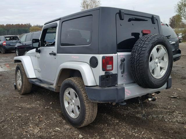 1J8FA54179L737921 - 2009 JEEP WRANGLER S SILVER photo 3