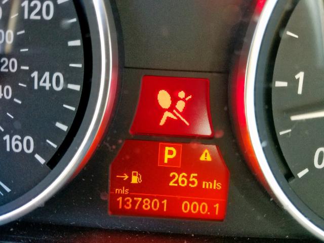 5UXFE83559L309149 - 2009 BMW X5 XDRIVE4 WHITE photo 8