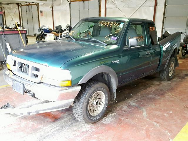 1FTZR15V2XTB15831 - 1999 FORD RANGER SUP GREEN photo 2