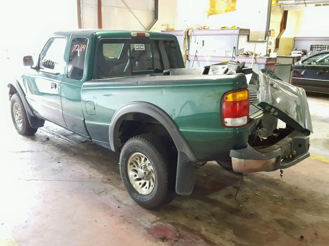 1FTZR15V2XTB15831 - 1999 FORD RANGER SUP GREEN photo 3