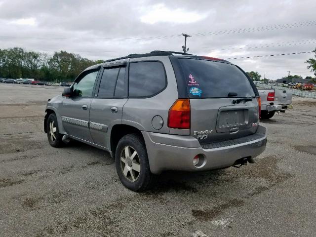 1GKDT13S552172777 - 2005 GMC ENVOY GRAY photo 3