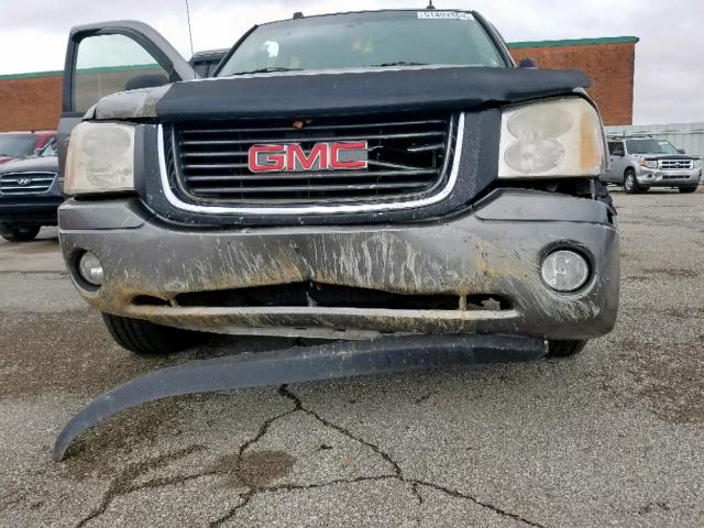 1GKDT13S552172777 - 2005 GMC ENVOY GRAY photo 9