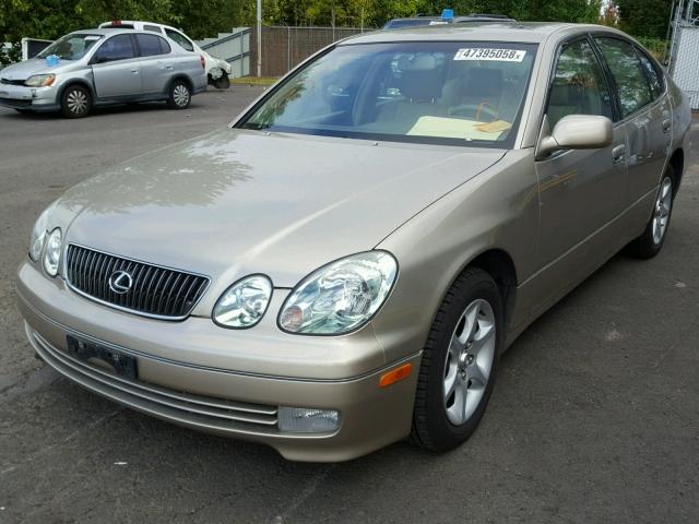 JT8BD69S410138905 - 2001 LEXUS GS 300 GOLD photo 2