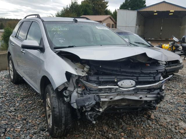 2FMDK3JC8BBB02102 - 2011 FORD EDGE SEL SILVER photo 1