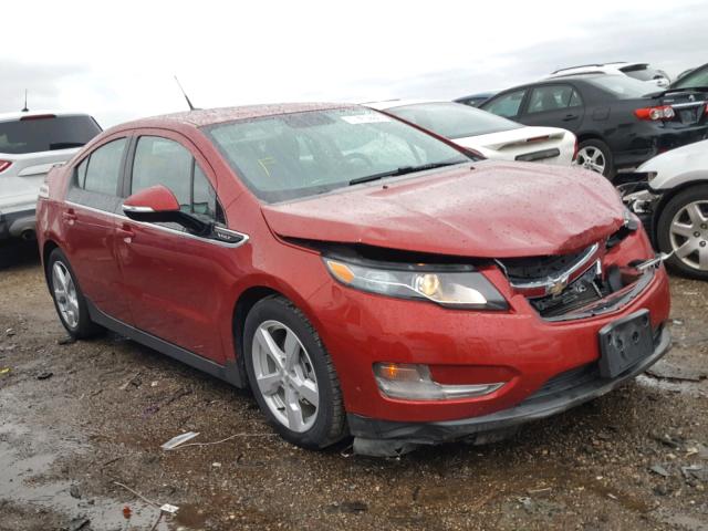 1G1RA6E4XDU102495 - 2013 CHEVROLET VOLT RED photo 1