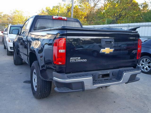 1GCHSAEA1H1259395 - 2017 CHEVROLET COLORADO BLACK photo 3