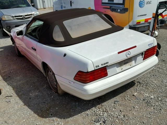 WDBFA67F2VF147914 - 1997 MERCEDES-BENZ SL 500 WHITE photo 3