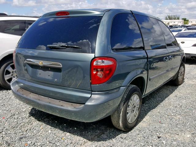 1A4GP45R56B564890 - 2006 CHRYSLER TOWN & COU GREEN photo 4