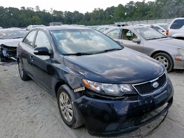 KNAFU4A24A5822419 - 2010 KIA FORTE EX BLACK photo 1