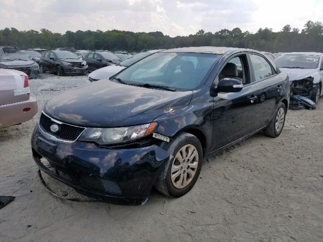 KNAFU4A24A5822419 - 2010 KIA FORTE EX BLACK photo 2