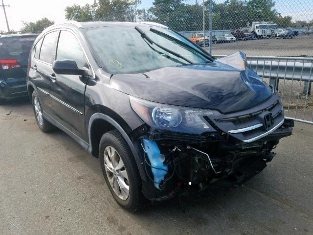 2HKRM4H75DH626950 - 2013 HONDA CR-V EXL BLACK photo 1