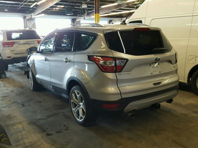 1FMCU9J91JUB43385 - 2018 FORD ESCAPE TIT SILVER photo 3