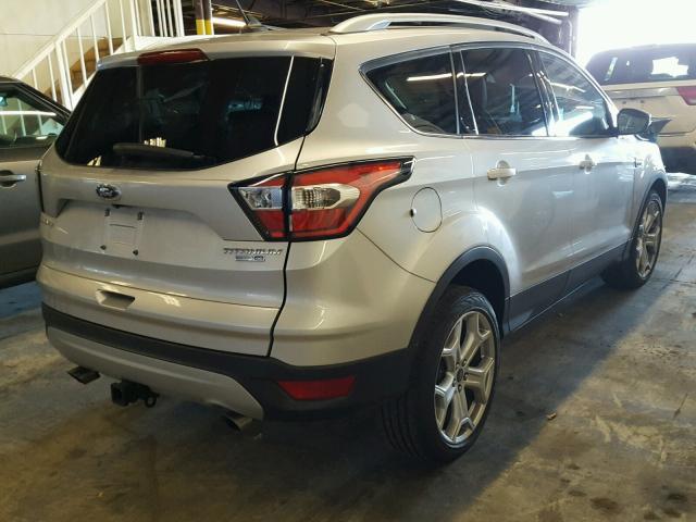 1FMCU9J91JUB43385 - 2018 FORD ESCAPE TIT SILVER photo 4