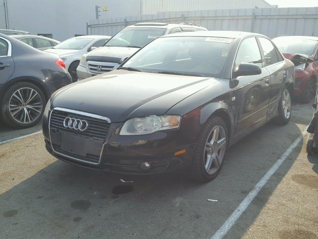 WAUAF78E57A129493 - 2007 AUDI A4 2 BLACK photo 2