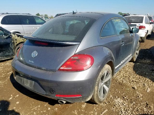 3VW467AT0CM653931 - 2012 VOLKSWAGEN BEETLE TUR GRAY photo 4