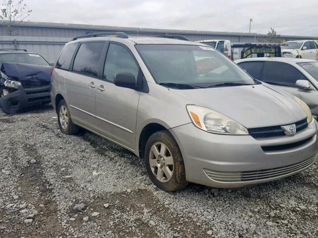 5TDZA23C74S101383 - 2004 TOYOTA SIENNA CE SILVER photo 1