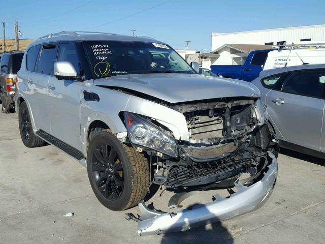 JN8AZ2NF4D9530612 - 2013 INFINITI QX56 SILVER photo 1