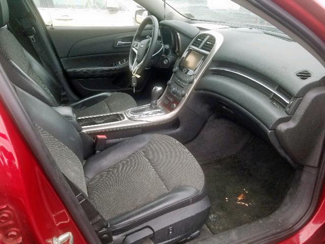 1G11D5RR9DF119989 - 2013 CHEVROLET MALIBU 1LT RED photo 5