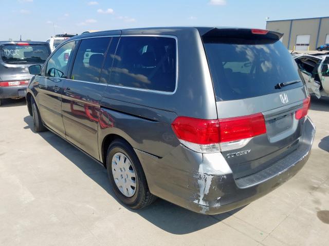 5FNRL38288B059817 - 2008 HONDA ODYSSEY LX GRAY photo 3