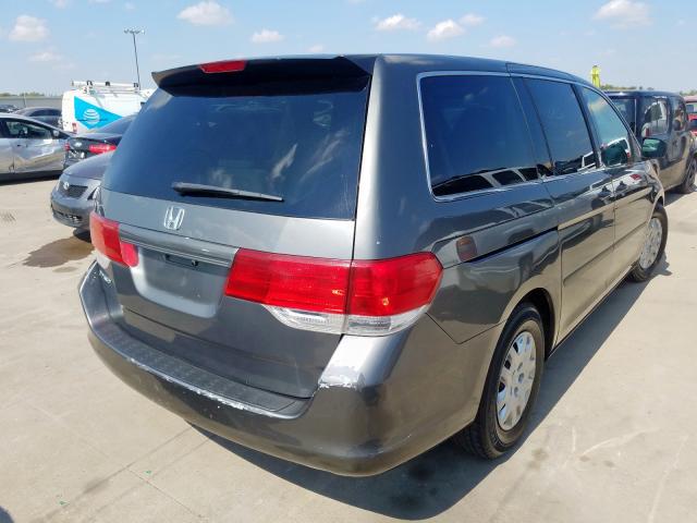 5FNRL38288B059817 - 2008 HONDA ODYSSEY LX GRAY photo 4