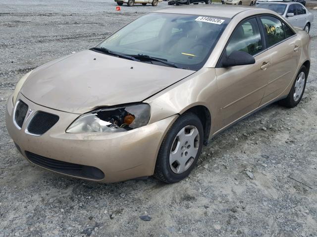 1G2ZF55BX64226534 - 2006 PONTIAC G6 SE GOLD photo 2