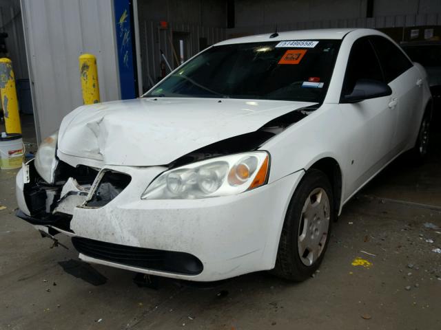 1G2ZF57B084148068 - 2008 PONTIAC G6 VALUE L WHITE photo 2