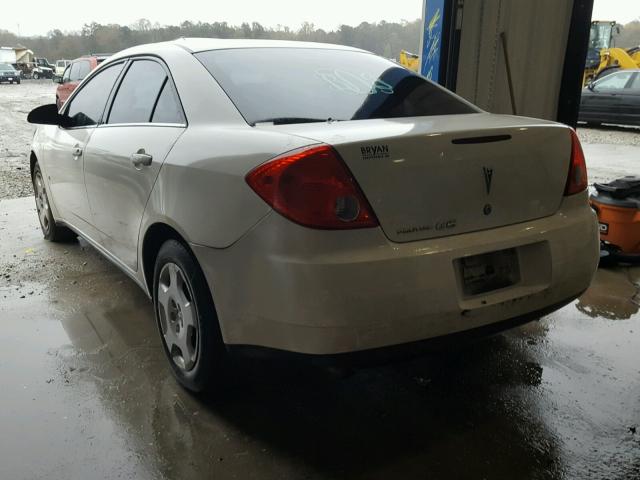 1G2ZF57B084148068 - 2008 PONTIAC G6 VALUE L WHITE photo 3