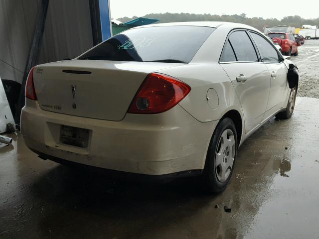 1G2ZF57B084148068 - 2008 PONTIAC G6 VALUE L WHITE photo 4