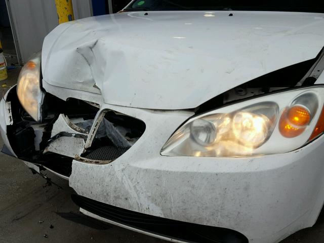 1G2ZF57B084148068 - 2008 PONTIAC G6 VALUE L WHITE photo 9