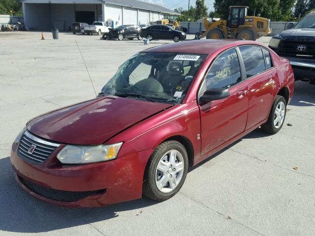 1G8AJ55F06Z118236 - 2006 SATURN ION LEVEL RED photo 2