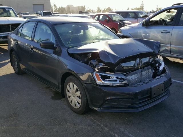 3VW2K7AJ8FM283317 - 2015 VOLKSWAGEN JETTA BASE Սև լուսանկար 1