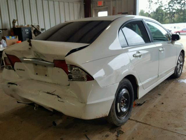 2HGFA1F99AH507495 - 2010 HONDA CIVIC EXL WHITE photo 4