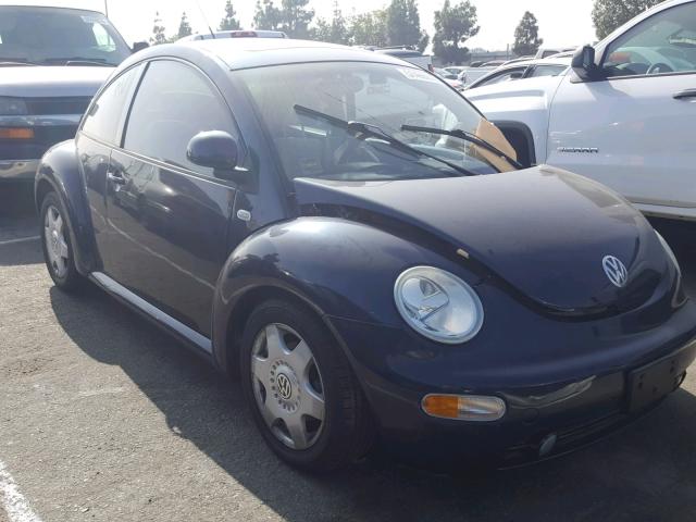 3VWCC21C5YM404202 - 2000 VOLKSWAGEN NEW BEETLE BLUE photo 1