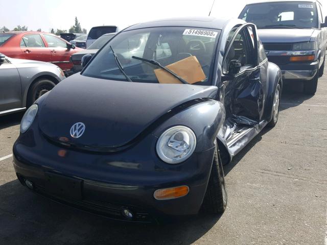 3VWCC21C5YM404202 - 2000 VOLKSWAGEN NEW BEETLE BLUE photo 2