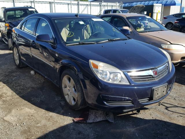 1G8ZS57B78F151393 - 2008 SATURN AURA XE BLUE photo 1