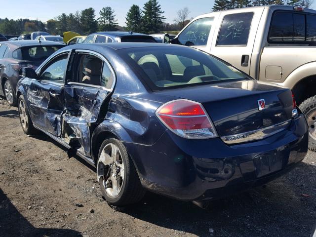 1G8ZS57B78F151393 - 2008 SATURN AURA XE BLUE photo 3