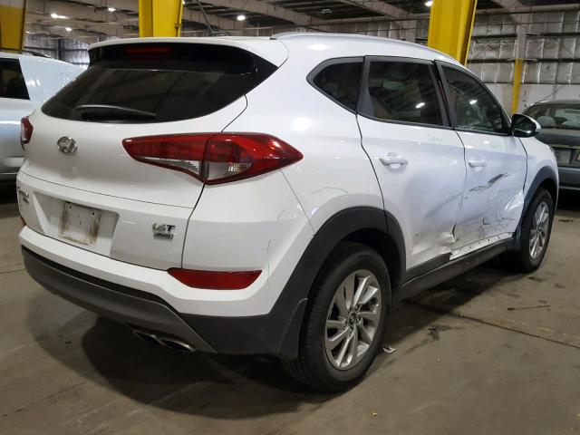 KM8J3CA20GU102426 - 2016 HYUNDAI TUCSON LIM WHITE photo 4