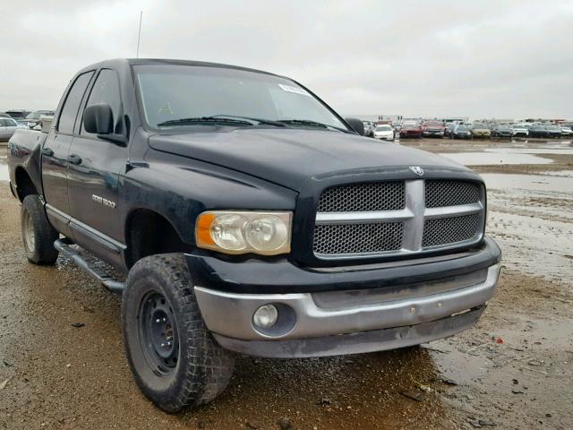 1B7HU18Z82J105768 - 2002 DODGE RAM 1500 BLACK photo 1