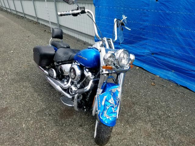 1HD1YCJ1XJC043894 - 2018 HARLEY-DAVIDSON FLDE DELUX BLUE photo 1