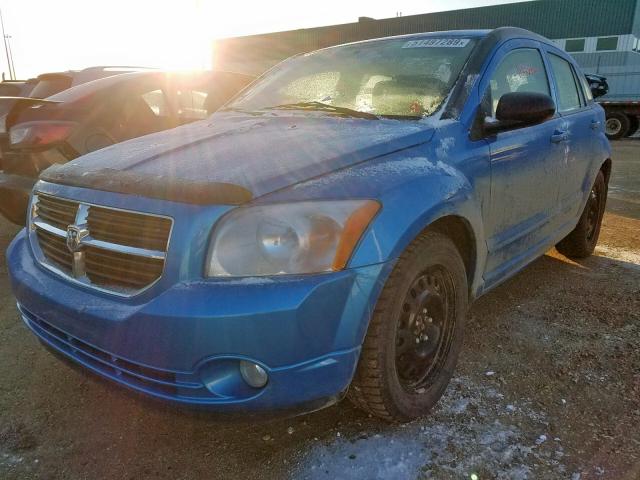 1B3HB48A89D183480 - 2009 DODGE CALIBER SX BLUE photo 2