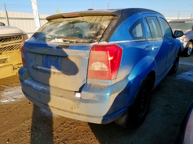 1B3HB48A89D183480 - 2009 DODGE CALIBER SX BLUE photo 4