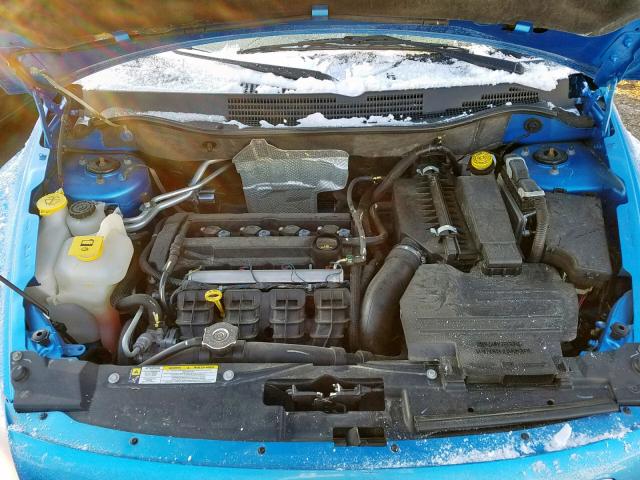 1B3HB48A89D183480 - 2009 DODGE CALIBER SX BLUE photo 7