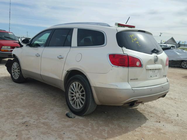 5GAKRBED4BJ372123 - 2011 BUICK ENCLAVE CX WHITE photo 3